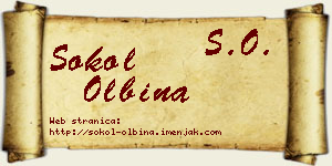 Sokol Olbina vizit kartica